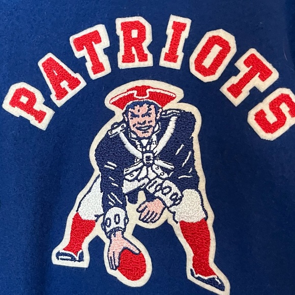 New England Patriots Vintage Chalk Line Varsity jacket - Picture 5 of 8